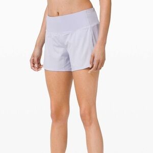 lululemon athletica Women's Speed Up Shorts 4 inch- Serene Blue